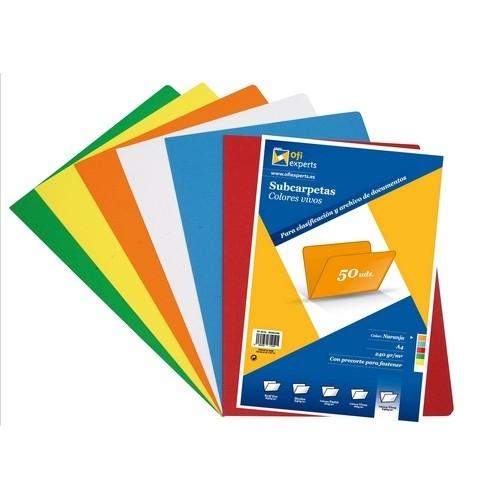 Grafoplas Subcarpeta A4 240G. Naranja