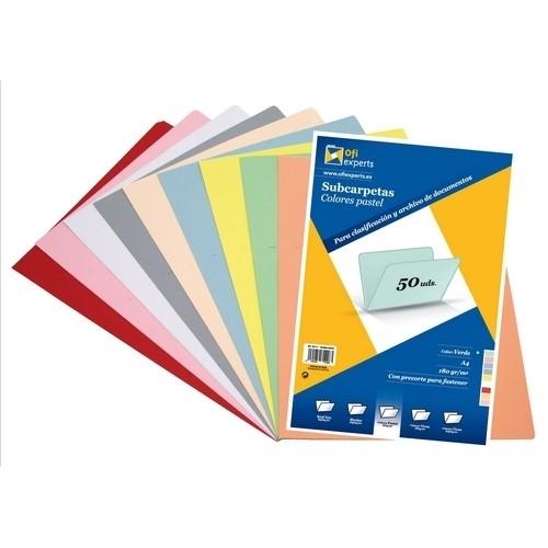 Grafoplas Subcarpeta A4 180G. Verde Pastel