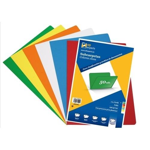 Grafoplas Subcarpeta Folio 240G. Verde