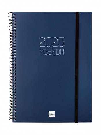 AGENDA OPAQUE E10 S/V VERT. AZUL