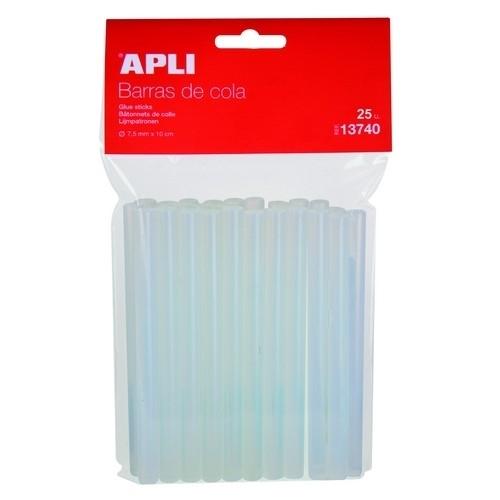 Apli Recambios Barra Cola Termofusible 7,5 mm x 10 cm (25 Uds.)