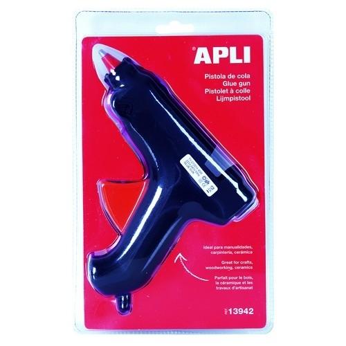 Apli Pistola Cola Termofusible 40W Con 2 Barras Cola