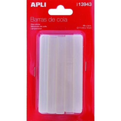 Apli Recambios Barra Cola Termofusible 11 mm x 10 cm (10 Uds.)