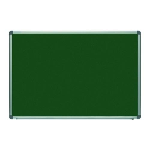 Pizarra vitrificada verde marco de aluminio 180x120