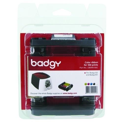 Evolis Badgy Cinta Color 100 Impresiones Impresora Tarjetas