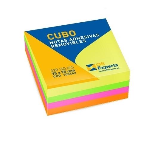 OfiExperts Notas Adhesivas 75 x 75 mm Colores Neón 320 Hojas