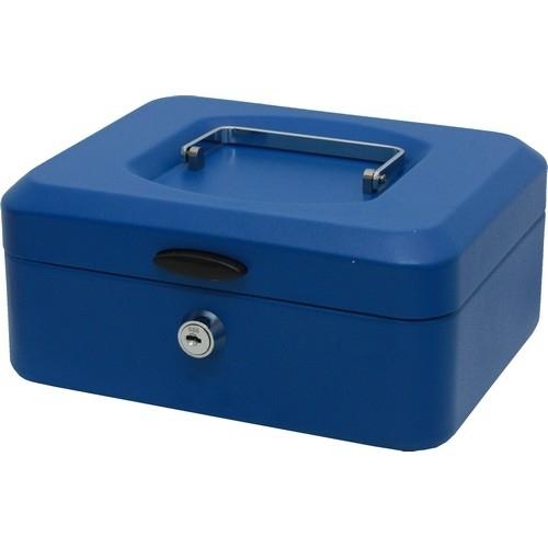 Ehlis Caja Caudales Con Bandeja Azul. 20X16Xh9 Cm.