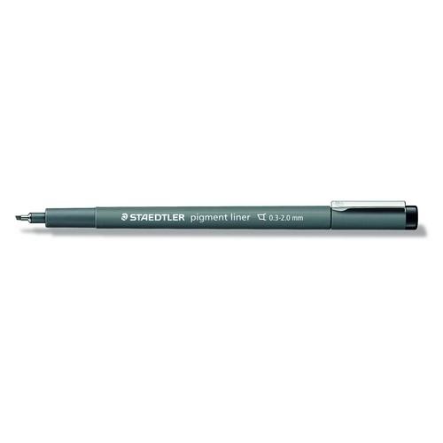 Staedtler 308 Pigment Liner Rotulador Calibrado Punta Biselada 0,3-2 mm Negro