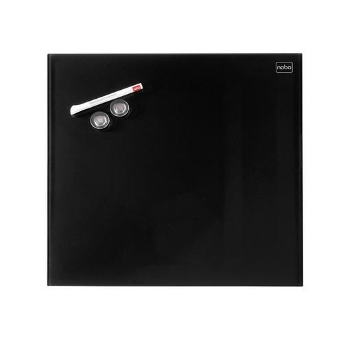 Nobo Pizarra Diamond Magnética Cristal Negro 300X300 Mm (Envase Retail)