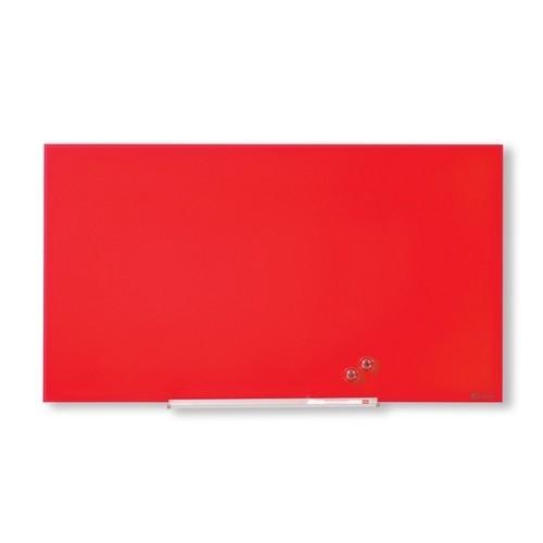 Nobo Pizarra Diamond Magnética Cristal Rojo 1883X1059 Mm