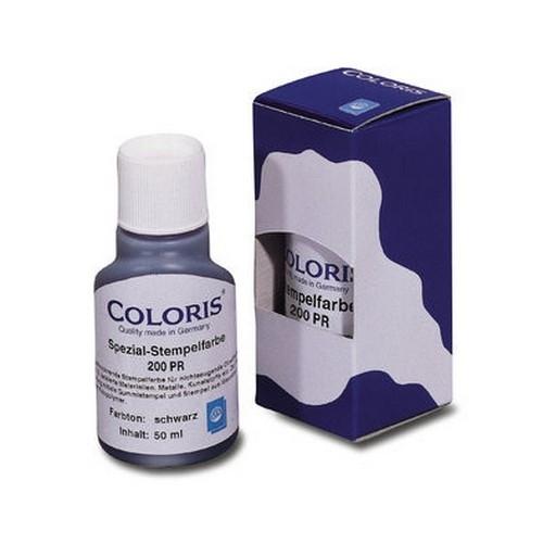 Tinta secado rápido para tampón 28 ml. Negra