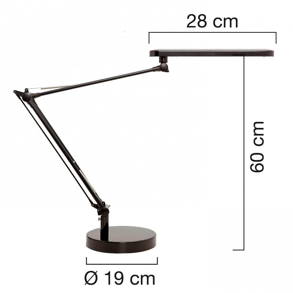 Unilux Lámpara Sobremesa LED Mambo Negro