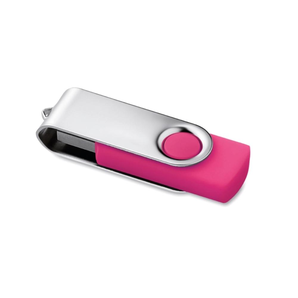 Memoria USB 16 Gb. Rotativo rosa