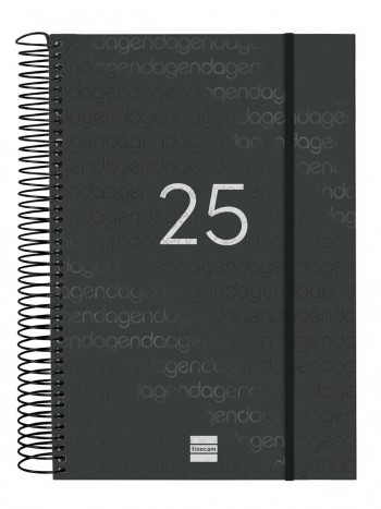 AGENDA ESPIRAL D/P YEAR E11 NEGRO CAT.