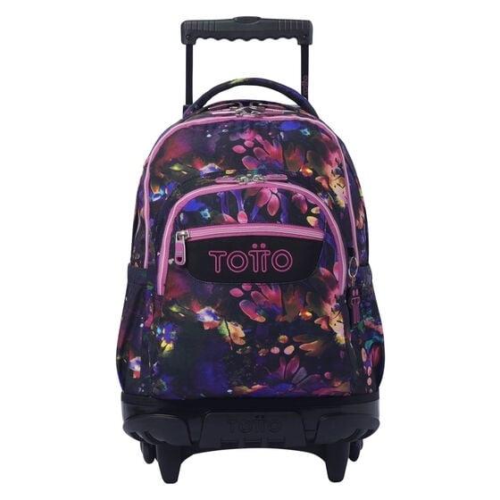 Totto Mochila Rue Bomper Renglones - Flower Galaxy
