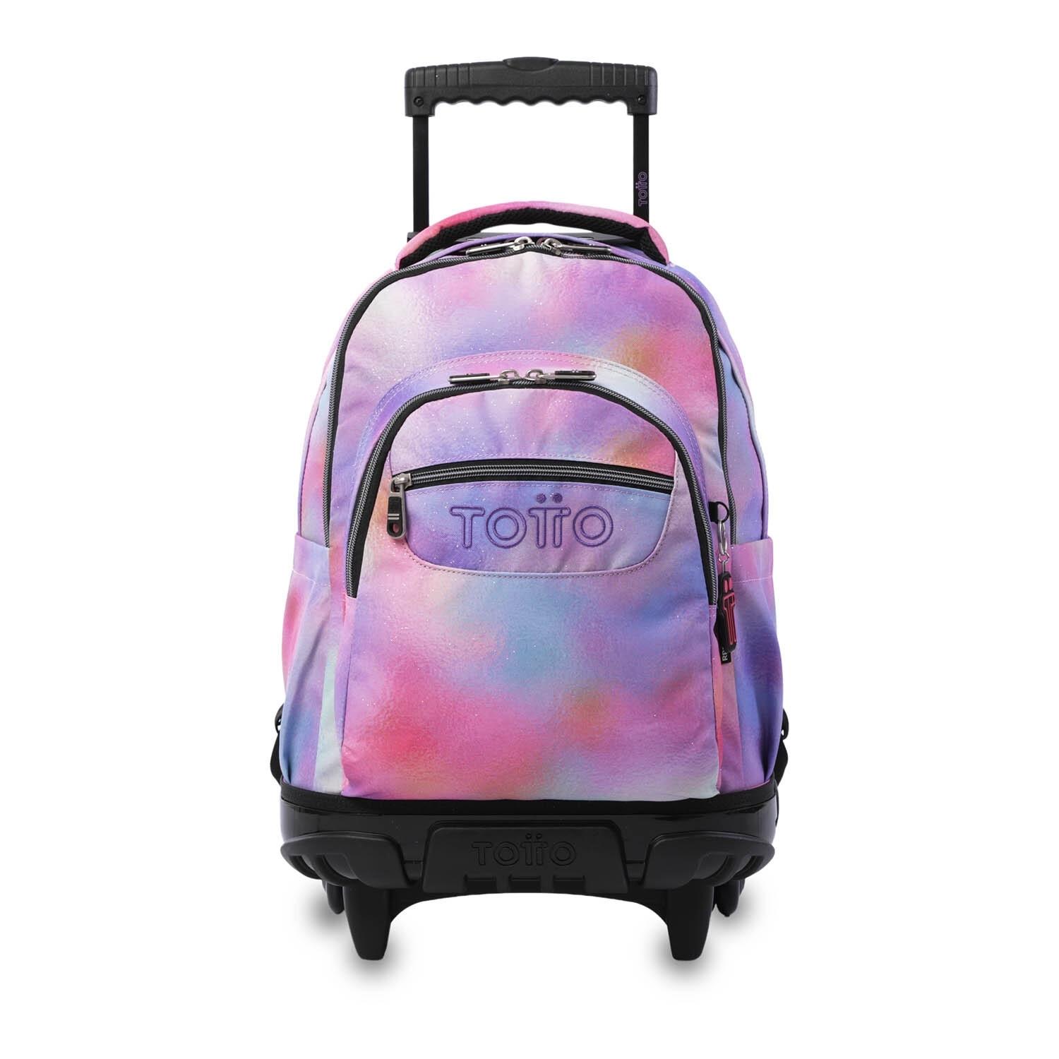 Totto Mochila Renglones Glitter - Bloom