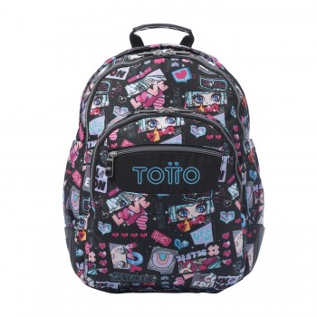 MOCHILA ESCOLAR NEGRO MISATO - RAYOL