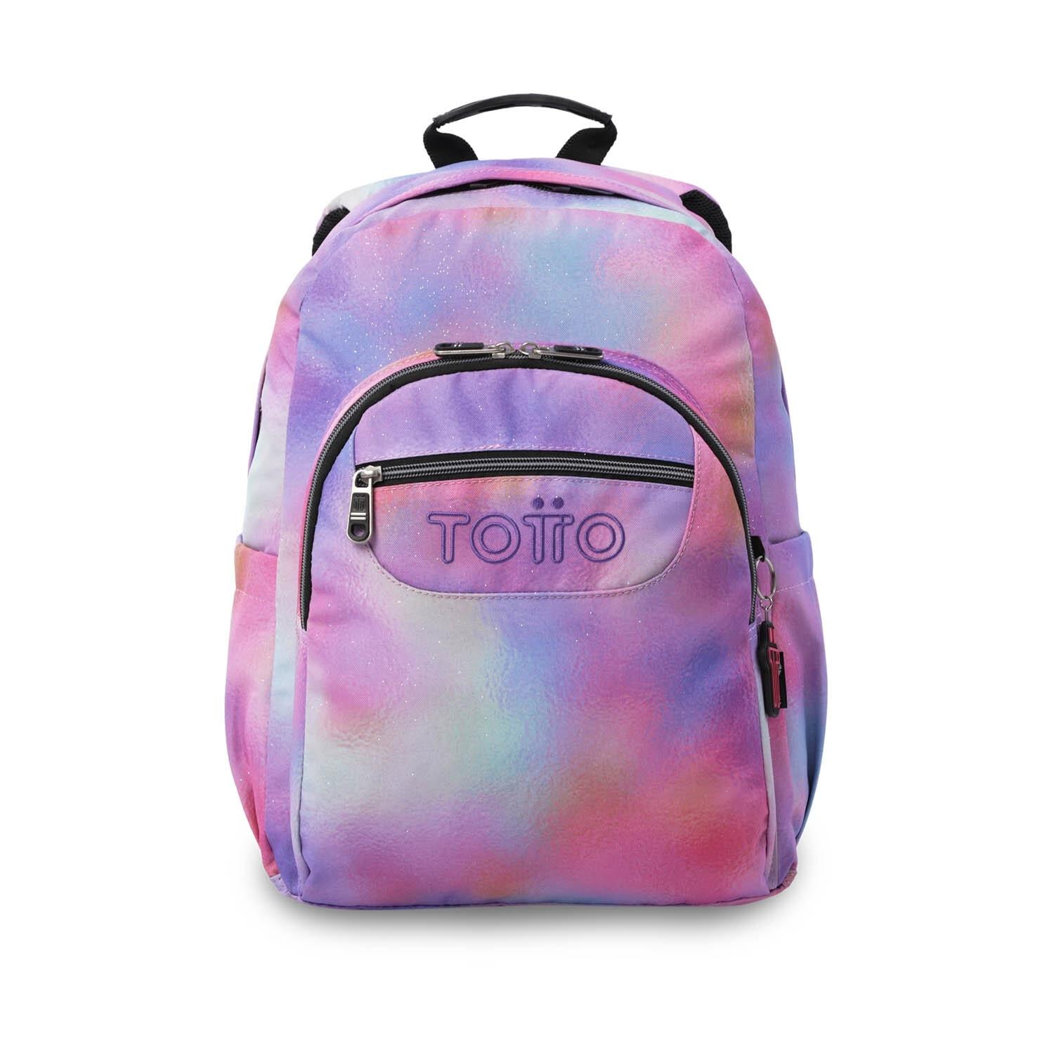 Totto Mochila Acuareles Glitter - Bloom