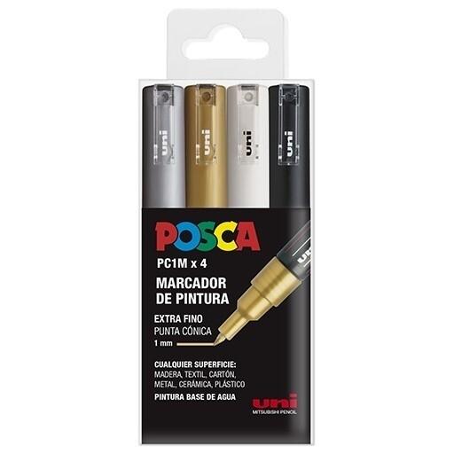 Posca Rotulador Pc1M/4C Estuche Surtido Bwsg (4)