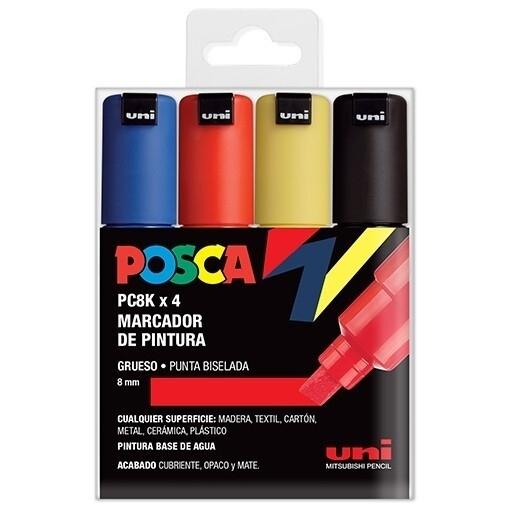 Posca Rotulador Pc8K/4C Estuche Surtido Gswb (4)