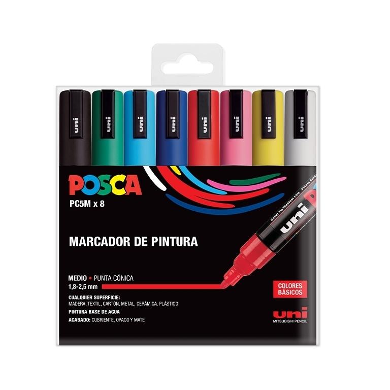 Posca Rotulador Pc5M/8C Estuche Surtido (8)