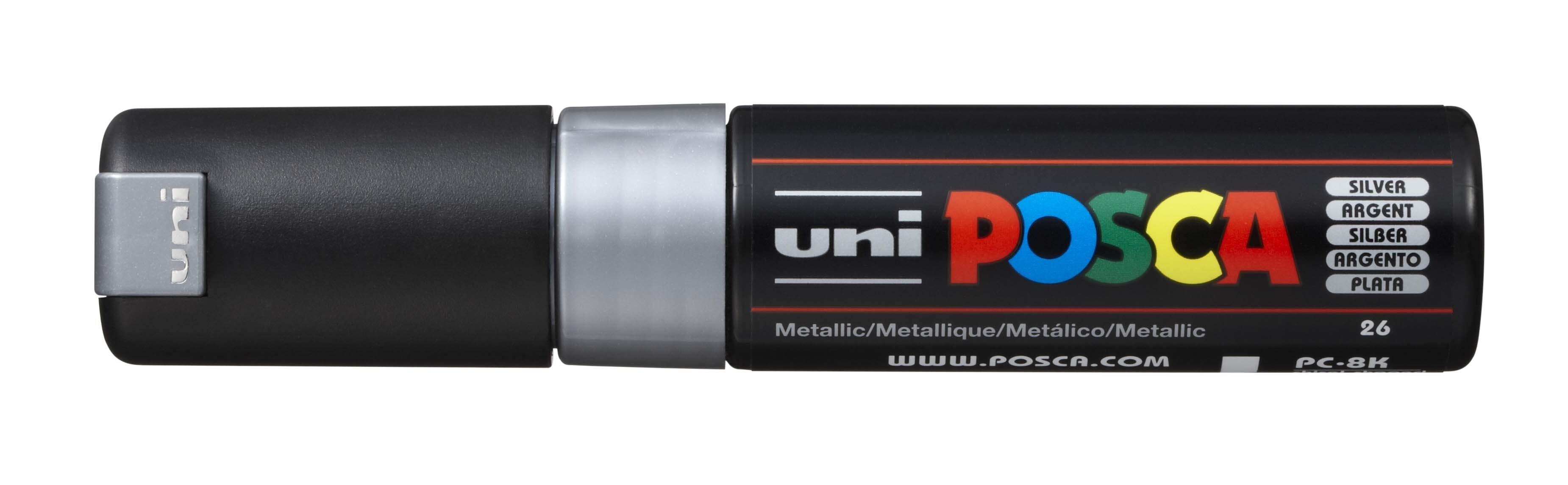 Posca Rotulador PC-8K Plata Metálico