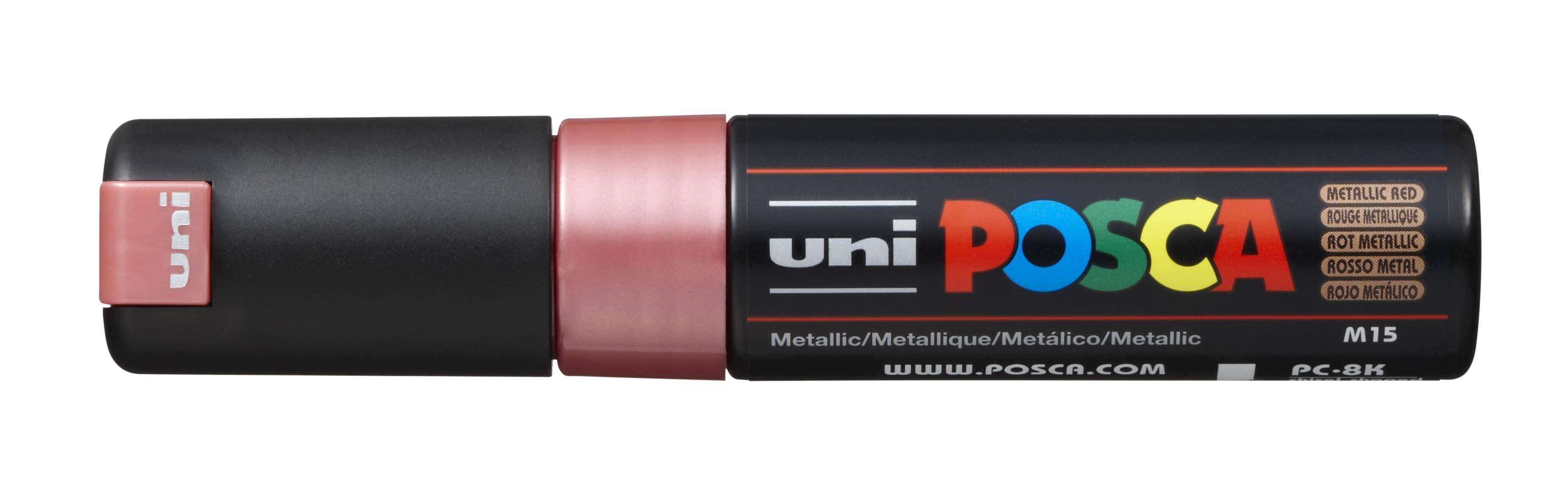 Posca Rotulador PC-8K Rojo Metálico