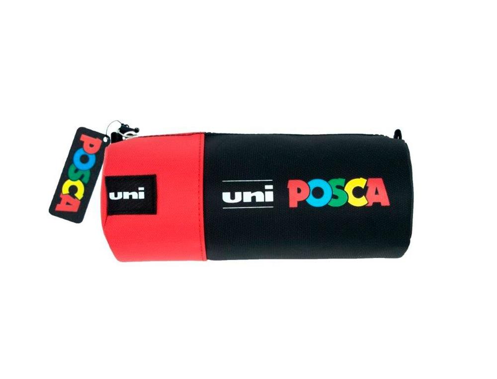 Posca Estuche De Lona Negro/Rojo